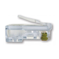Platinum Tools EZ-RJ45 Cat5e Crimp Plugs, Slide Through Wires, 15 Pieces Clamshell