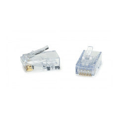Platinum Tools ezEX48-RJ45 Cat6a Crimp Plugs, 50 Pieces Clamshell