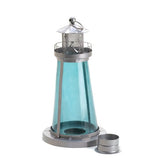 Blue Glass Lighthouse Lantern