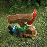Welcome Gnome Solar Light Statue