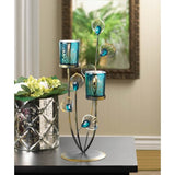 Peacock Plume Candleholder 10015949