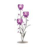 Fuchsia Blooms Candleholder 10015950