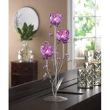 Fuchsia Blooms Candleholder 10015950