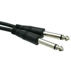 1/4 inch Mono Patch Cable, 1/4 Male, 50 foot