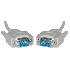 Serial Cable, DB9 Male,  9 Conductor, 1:1, 6 foot