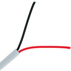 Security/Alarm Wire, White, 22/2 (22AWG 2 Conductor), Stranded, CMR / Inwall rated, Pullbox, 1000 foot