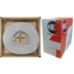 Shielded Security/Alarm Wire, Gray, 22/4 (22AWG 4 Conductor), Stranded, CMR / Inwall rated, Pullbox, 1000 foot