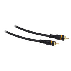 High Quality Digital Coaxial Audio Cable, RCA Male, Gold-plated Connectors, 6 foot