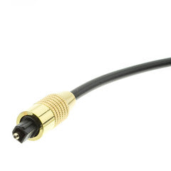 Premium Grade Digital Audio Toslink Fiber Optic Cable 5mm, 12 foot