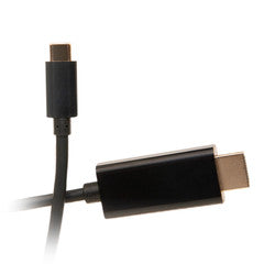 USB-C High Definition Video Cable, USB-C from device to HDMI 4K on TV, 6 foot
