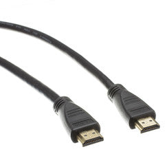 HDMI Cable, High Speed with Ethernet, HDMI-A male to HDMI-A male, 4K @ 30Hz, 24 AWG, 50 foot