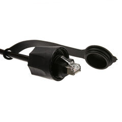 Cat6 Waterproof Outdoor Ethernet Patch Cable With Cap, 75 foot