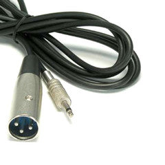 XLR Male to 3.5mm Mono Male Cable 10ft
