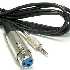 XLR Female to 3.5mm Stereo Male TRS(Balanced Audio) Cable 25ft