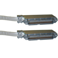 Cat 3 Telco Trunk Cable, Centronics 50 (CN50) Female, 25 Twisted Pairs, 90 Degree Orientation, 50 foot
