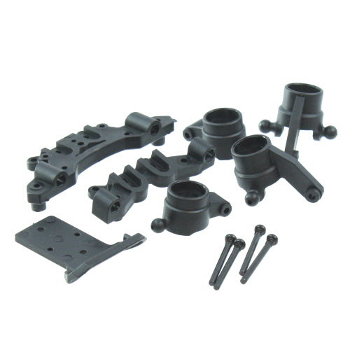 Redcat Racing 12605RT2 Plastic Front Steering Knuckle (2pcs), Front & Rear Shock Towers (1ea.), Rear Hub Carriers (2pcs), & Rear Bumper (1pc)(V2)