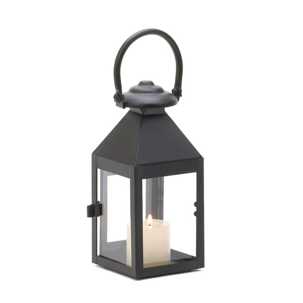 Small Classic Black Candle Lantern