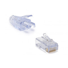 Platinum Tools EZ-RJ45 CAT6+ Connectors + (50) & EZ-RJ45 Cat6 Strain Relief