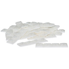 Adhesive Cable Holder, 100 Pieces, 1/2 inch Square
