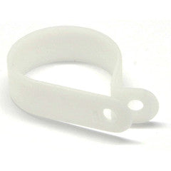 Nylon Cable Clamp, R-Type Loop Hanger, 100 Pieces, 1 inch