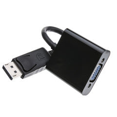 DisplayPort to VGA Adapter Cable, DisplayPort Male to HD15 Female, Only works from DisplayPort to VGA, 6 inch