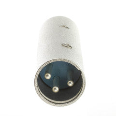 XLR Coupler / Gender Changer, Metal, XLR Male