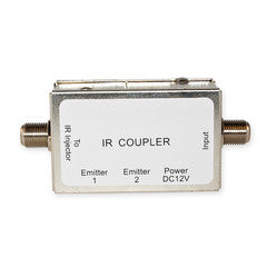 IR Over Coaxial Cable Coupler/Extractor, Extracts Injected IR Signal from Coaxial Cable, 12 Volts DC 200 mA, Max Distance 200 feet