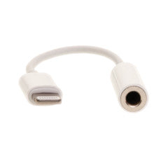 Apple Authorized Lightning Male to 3.5mm Adapter Cable, 5 inch