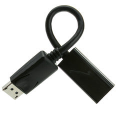 DisplayPort Male to HDMI Female Active Adapter cable support for 4K Video, Audio Enabled