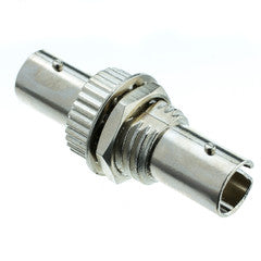 Fiber Optic Coupler, ST/ST Female, Simplex, Metal Housing