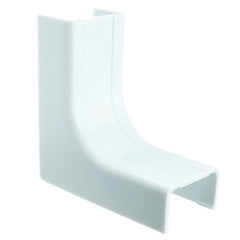 1.25 inch Surface Mount Cable Raceway, White, Inside Corner/Base