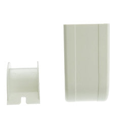 1.75 inch Surface Mount Cable Raceway, White, Outside Elbow, 90 Degree