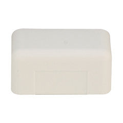 1.75 inch Surface Mount Cable Raceway, Ivory, End Cap