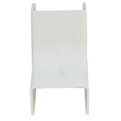 1.75 inch Surface Mount Cable Raceway, White, Inside Corner/Base