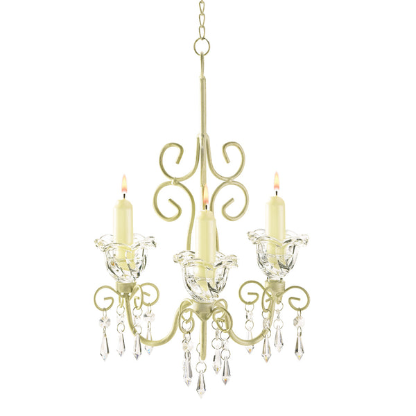 Shabby Scrollwork Candleholder