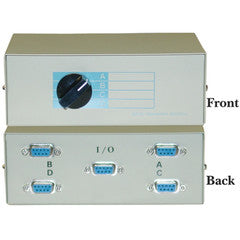 ABCD 4 Way Switch Box, DB9 Female