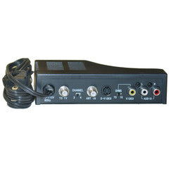 RF Modulator with S-Video, Composite Audio/Video RCA / S-Video to F-pin Coaxial, Channel 3/4 Selector