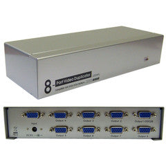 VGA Video Splitter, 1 PC to 8 Monitors, 450MHZ