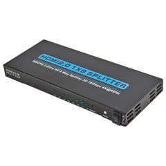 8 way HDMI Amplified Splitter, HDMI High Speed with Ethernet, 4K@60Hz, HDMI v2.0, HDCP2.2, Metal Housing