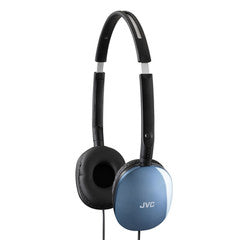 JVC FLATS Lightweight Headband Head Phones, Blue