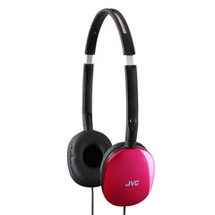 JVC FLATS Lightweight Headband Head Phones, Pink