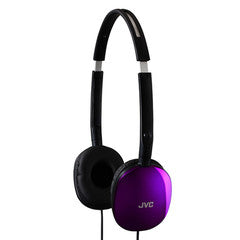 JVC FLATS Lightweight Headband Head Phones, Violet