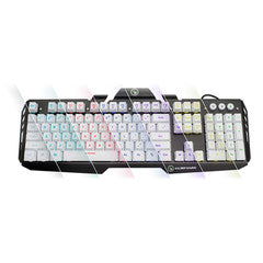 IOGear USB Keyboard. Kaliber Gaming HVER Aluminum, Imperial White