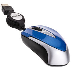 Mini Optical Travel Mouse, USB, Blue