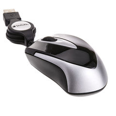 Mini Optical Travel Mouse, USB, Black
