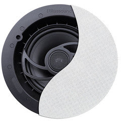6.5 inch 2-Way High Performance Ceiling Speaker with Designer Edgeless Grille (2-pack)