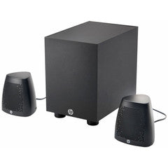 HP Speaker System 400, 2.1 Speaker System - Desktop - AC powered