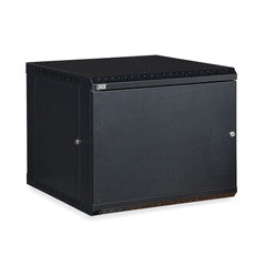 Rackmount Fixed Wall Mount Cabinet, Solid Door, 9U