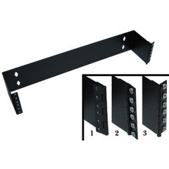 Rackmount Hinged Wall Mounting Bracket, 2U, Dimensions: 3.5 (H) x 19 (W) x 5.8 (D) inches