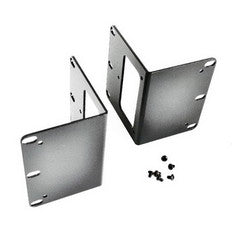 4U 23 inch Telco Rack Mounting Brackets (pair) Black Powder Coat